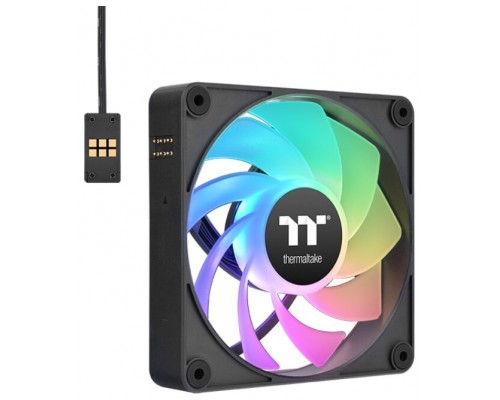 VENTILADOR INVERSO MAGNETICO DE CAJA THERMALTAKE CT120 EX ARGB 3XVENT NEGRO