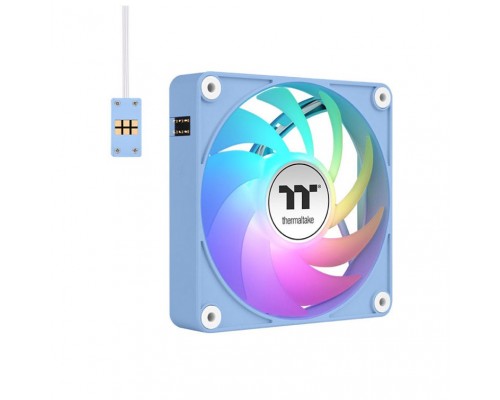 VENTILADOR MAGNETICO DE CAJA THERMALTAKE CT120 EX ARGB 3XVENT AZUL HYDRANGEA