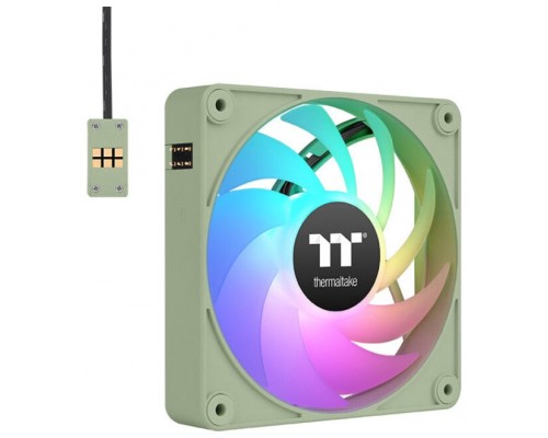 VENTILADOR MAGNETICO DE CAJA THERMALTAKE CT120 EX ARGB 3XVENT VERDE MATCHA