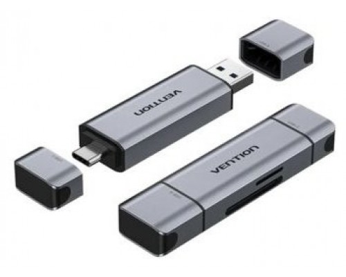LECTOR TARJETAS EXTERNO USB 3.0 NEGRO VENTION (Espera 4 dias)