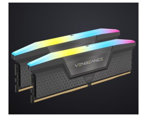MEMORIA CORSAIR DDR5 64GB 2X32GB PC5200 VENGEANCE RGB CMG64GX5M2B5200Z40 (Espera 4 dias)