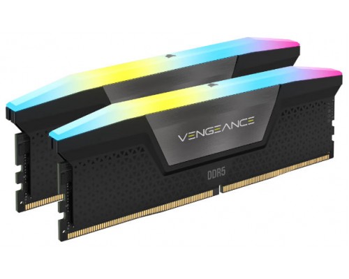 Corsair Vengeance RGB CMH64GX5M2B6000C30 módulo de memoria 64 GB 2 x 32 GB DDR5 6000 MHz (Espera 4 dias)