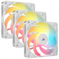 VENTILADOR AUXILIAR RS120R A-RGB 120MM WHITE TRIPLE PACK CORSAIR (Espera 4 dias)