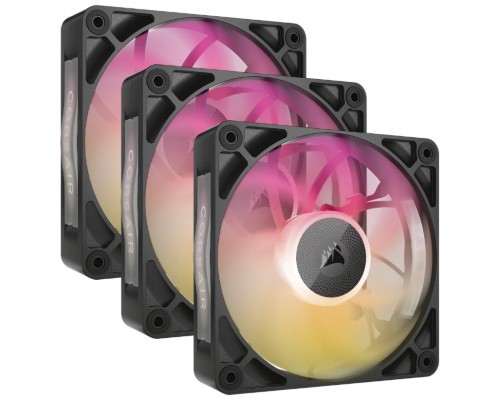 VENTILADOR CAJA CORSAIR RX RGB MAX Series, iCUE LINK RX120 RGB MAX, 120mm RGB Fan, Triple Fan Kit CO-9051034-WW (Espera 4 dias)