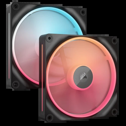 Corsair iCUE LINK LX140-R RGB Carcasa del ordenador Ventilador 14 cm Negro 2 pieza(s) (Espera 4 dias)