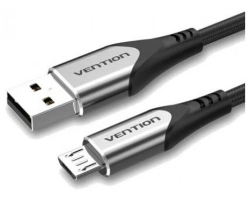 CABLE USB 2.0 A MICRO USB M-M 0.25 M GRIS VENTION (Espera 4 dias)