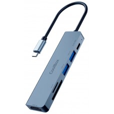 Coolbox MINIDOCK C61 USB-C PD/2USB-A/SD/MSD/HDMI4K-SX2 Coolbox MINIDOCK C61 USB-C PD/2USB-A/SD/MSD/HDMI4K