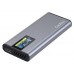 Coolbox CAJA SSD M.2 NVME/SATA LCD MINICHASE PS32