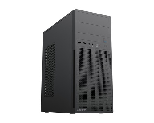 CAJA SEMITORRE/ATX COOLBOX A780 650W 85+ USB-C NEGRA (Espera 4 dias)