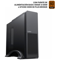 COOLBOX CAJA MATX T313 SLIM FTE.500GR-S 500W USB-C