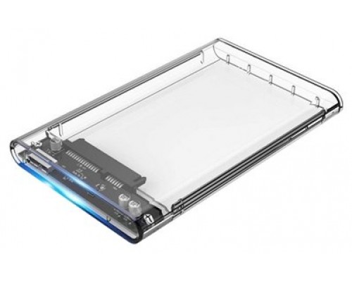 CAJA EXTERNA 2.5 COOLBOX SCT-2533 USB3.0 TRANSPARENTE