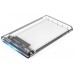 CAJA EXTERNA 2.5 COOLBOX SCT-2533 USB3.0 TRANSPARENTE