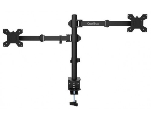 COOLBOX Soporte Monitor+Portátil Monobrazo Acero