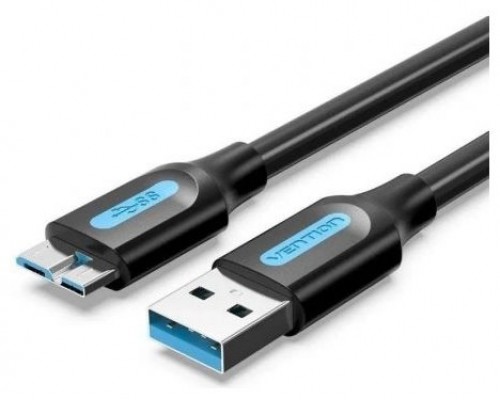 CABLE USB 3.0 A MICRO USB 0.5 M NEGRO VENTION (Espera 4 dias)