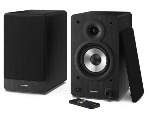 Sharp Bookshelf Speakers De 2 vías Negro Inalámbrico y alámbrico 60 W (Espera 4 dias)
