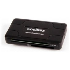 LECTOR TARJETAS EXTERNO  Usb COOLBOX SD, MMC, Micro SD negro (Espera 4 dias)