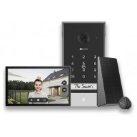 EZVIZ VIDEOPORTERO WIFI EP7 2K BATERIA EXTERIOR CON PANEL SOLAR NEGRO/PLATA