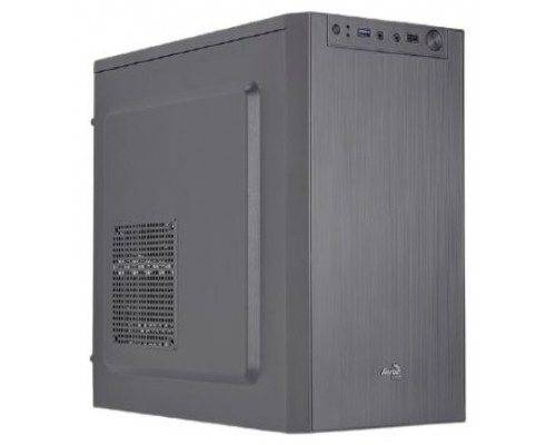 CAJA MICROATX AEROCOOL CS-108 BLACK FRONTAL CON DISENO