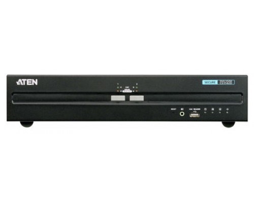 Aten Switch KVM seguro DVI dual display USB de 2 puertos (compatible con PSS PP v3.0) (Espera 4 dias)