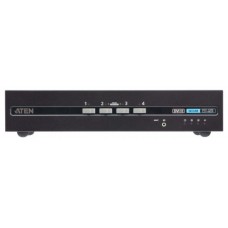 ATEN Switch KVM de seguridad avanzada DVI dual display USB de 4 puertos (compatible con PSD PP v4.0) (Espera 4 dias)