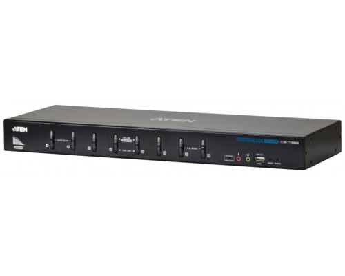 ATEN Switch KVM DVI/Audio dual link USB de 8 puertos (Espera 4 dias)