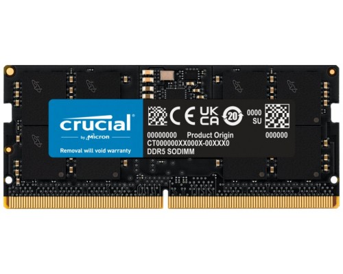 SODIMM DDR5 16GB 5600MHz CRUCIAL CT16G56C46S5