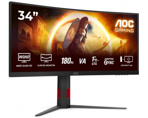 MONITOR GAMING AOC CURVO WQHD 180Hz CU34G4 (Espera 4 dias)-SX25 MONITOR GAMING AOC CURVO WQHD 180Hz CU34G4 (Espera 4 dias)