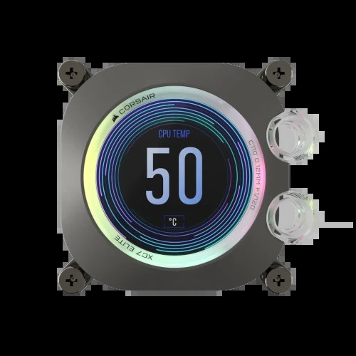 Corsair iCUE XC7 RGB ELITE LCD Bloque de agua (Espera 4 dias)-SX90 Corsair iCUE XC7 RGB ELITE LCD Bloque de agua (Espera 4 dias)