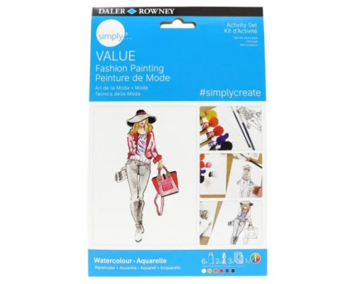 SET DE PINTURA ACUARELA DISEÑO DE MODA DALER ROWNEY D134900111 (Espera 4 dias)