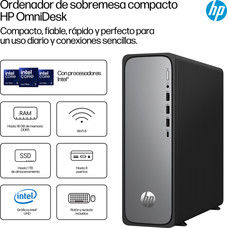 PC HP OMNIDESK SLIM S03-0020NS i3-14100 8GB 512GB FDOS-SX131 PC HP OMNIDESK SLIM S03-0020NS i3-14100 8GB 512GB FDOS