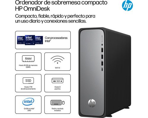 PC HP OMNIDESK SLIM S03-0020NS i3-14100 8GB 512GB FDOS