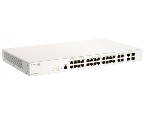 D-LINK SWITCH SMART NUCLIAS CLOUD 28 PUERTOS 10/100/1Gbit w/4 Gbit. SFP (Espera 4 dias)