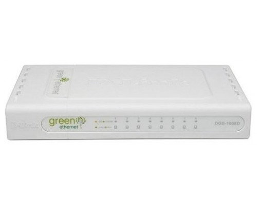 D-Link DGS-1008D/E No administrado Color blanco switch