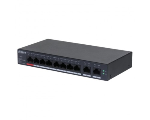 SWITCH CLOUD DAHUA DH-CS4010-8GT-110 GIGABIT SWITCH WITH 8-PORT POE