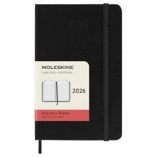 AGENDA 2026 TAPA DURA 12 MESES DIARIA P (9 x 14 CM) NEGRA MOLESKINE DHB12DC2Y26 (Espera 4 dias)