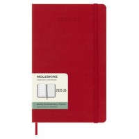 AGENDA 18M 2025-2026 SEMANAL L (13 X 21 CM) ROJO TAPA DURA MOLESKINE DHF218WN3Y26 (Espera 4 dias)
