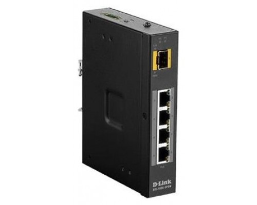 SWITCH INDUSTRIAL D-LINK DIS-100G-5PSW SIN GESTION 4P