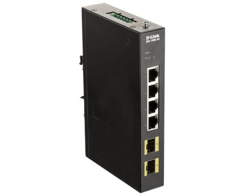 SWITCH INDUSTRIAL D-LINK DIS-100G-6S SIN GESTION 4P