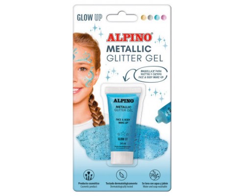 BLÍSTER MAQUILLAJE CON COLOR Y PURPURINA GLITTER AZUL ALPINO DL000603 (Espera 4 dias)