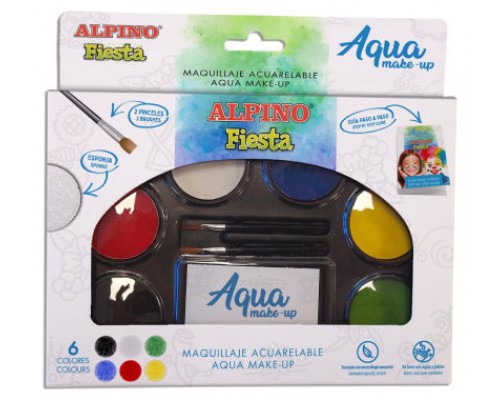 BLÍSTER PALETA MAQUILLAJE ACUARELABLE ALPINO DL000620 (Espera 4 dias)