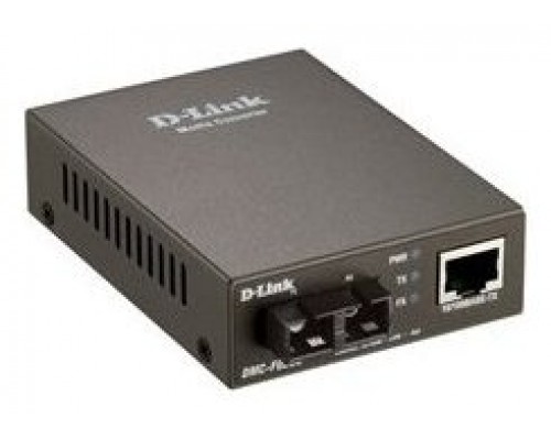CONVERTIDOR FIBRA D-LINK DMC-F02SC 10/100 BASETX to