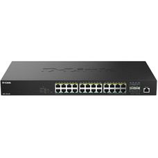 D-Link DMS-1250-28P/E Switch 24mG PoE 4x10 SFP+