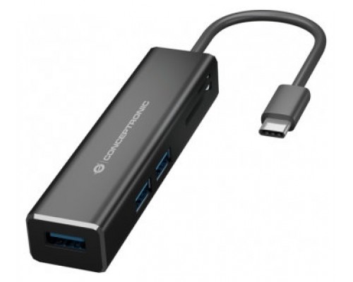 HUB 3.1 USB-C CONCEPTRONIC DONN08 3 PUERTOS USB 3.0