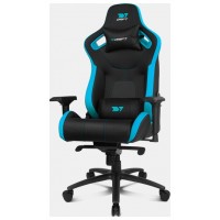 DRIFT DR600BL silla para videojuegos Butaca para jugar Asiento acolchado Negro, Azul (Espera 4 dias)