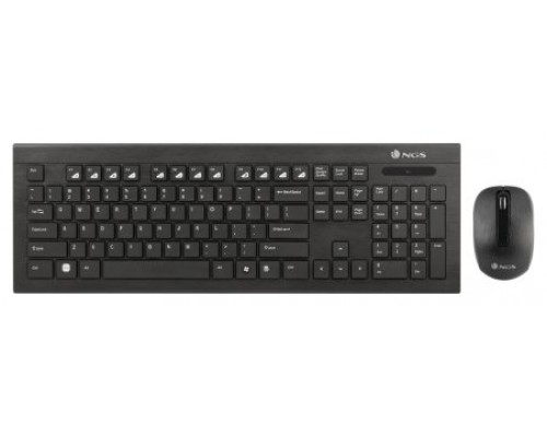 TECLADO Y MOUSE NGS WIRELESS DRAGONFLY 2.4GHz NANO USB