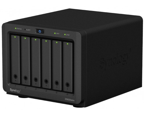 NAS SYNOLOGY D620SLIM 6 BAY 2GB RAM (Espera 4 dias)