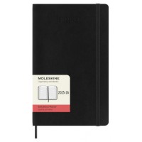 AGENDA 18M 2025-2026 DIARIA L (13 X 21 CM) NEGRA TAPA BLANDA MOLESKINE DSB18DC3Y26 (Espera 4 dias)