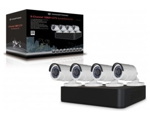 KIT VIDEOVIGILANCIA 1080P LEVEL ONE DSK-4001 4 CANALES