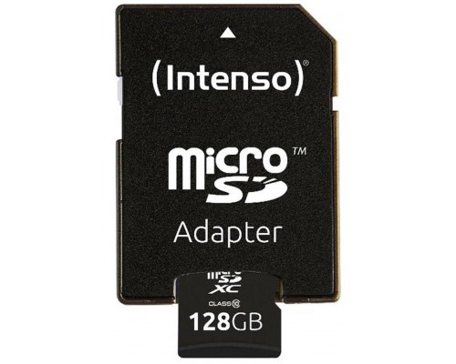 Intenso 3413491 Micro SD clase 10 128GB c/adapt-SX7 Intenso 3413491 Micro SD clase 10 128GB c/adapt