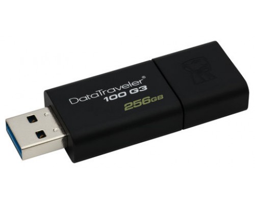 USB DISK 256 GB DT100G3 USB 3.0 KINGSTON (Espera 4 dias)